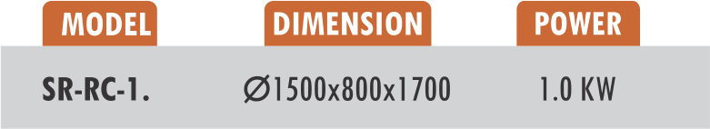 round clock showcase